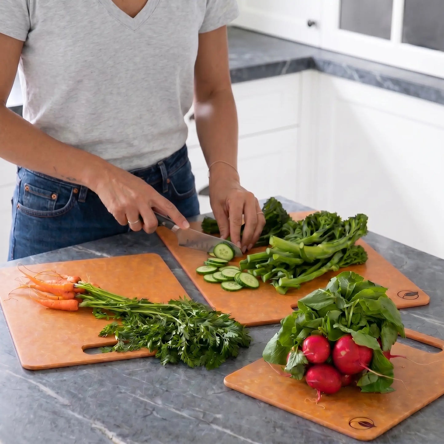 Wood Fibre Chopping Board Trio